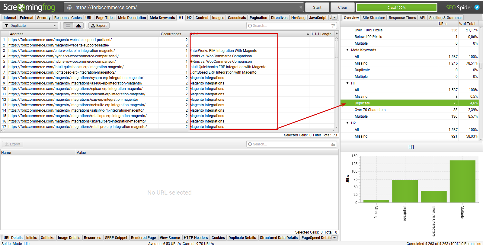 Technical SEO checklist-0061 Does each page have a clear H1 tag?