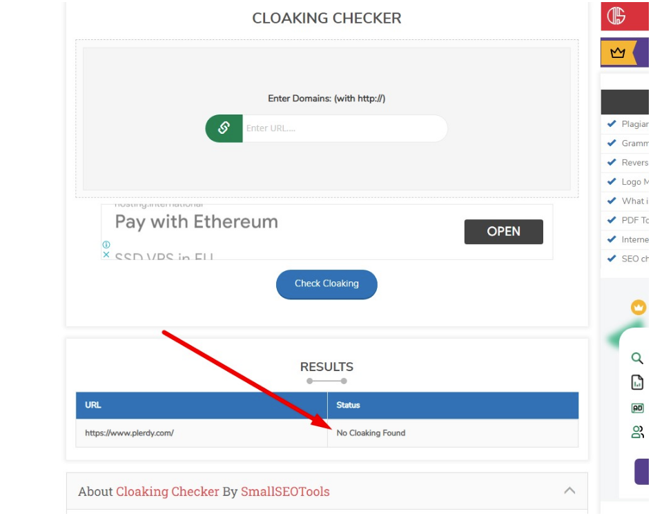 Technical SEO checklist-0056 Cloaking