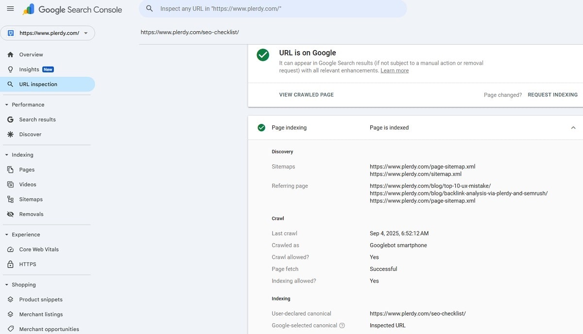 Technical SEO checklist-0005 URL not blocked by robots.txt file