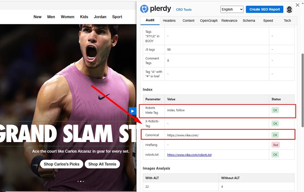 Ecommerce Checklist - canonical and parameter rules