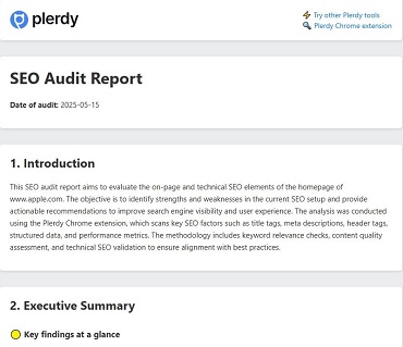 Algorithms check the following parameters