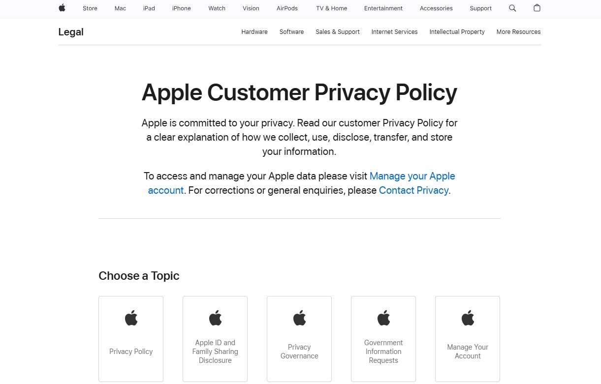 Technical SEO checklist-0036 Does the website carry an up-to-date Privacy Policy?