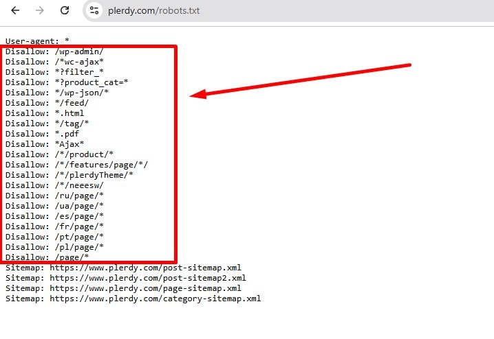 Technical SEO checklist-0143 Are pages being correctly blocked by Robots.txt?