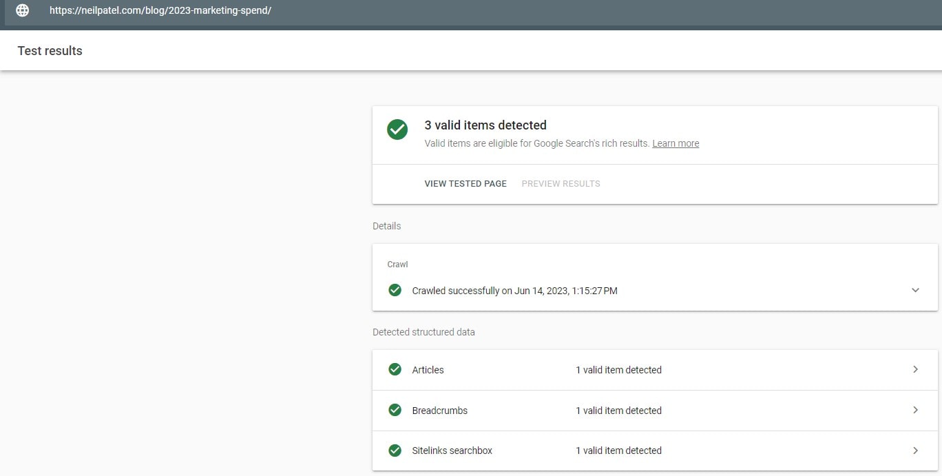 Ecommerce Checklist - structured data