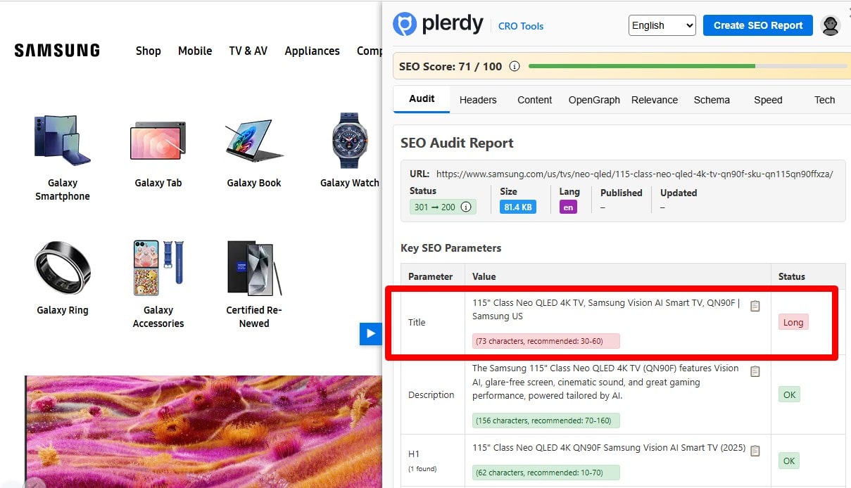 Technical SEO checklist-0018 Are all page titles under 65 characters? (570 pixels)