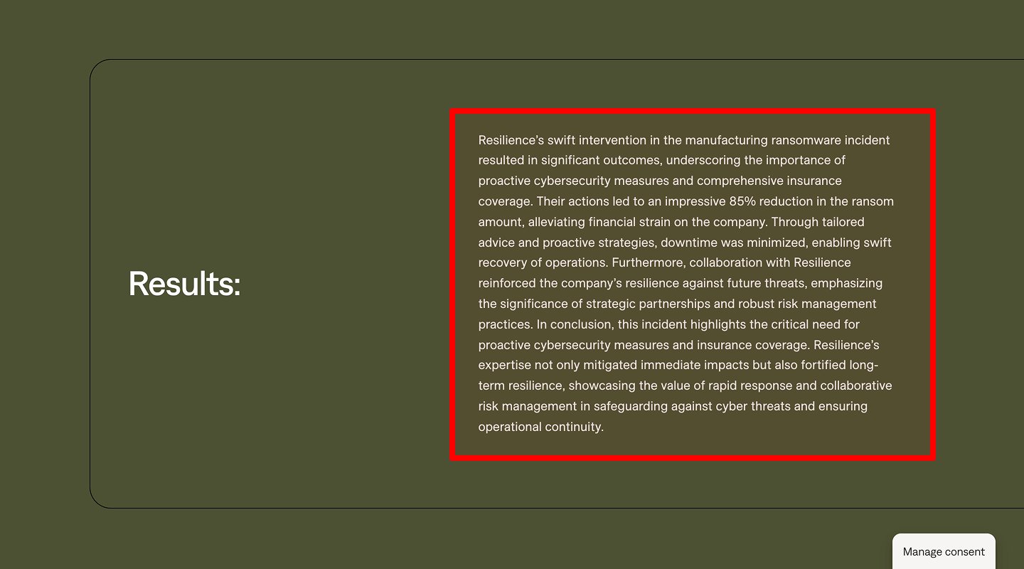 Case Studies — 6.1 Full Case Study Format