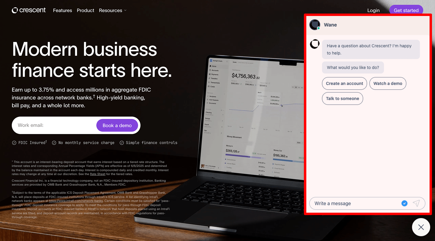 Contact Page — 7.2 Live Chat Widget