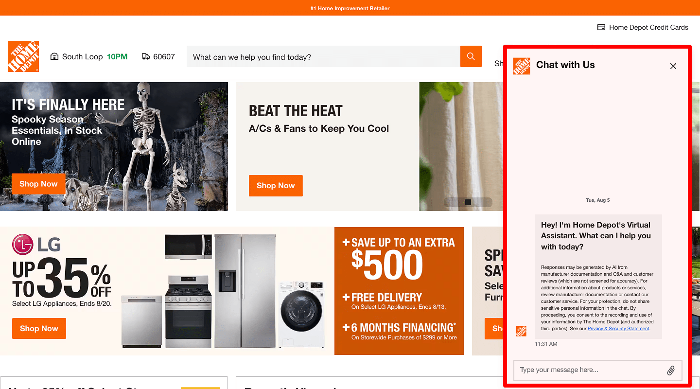 Chat Widget Presence
