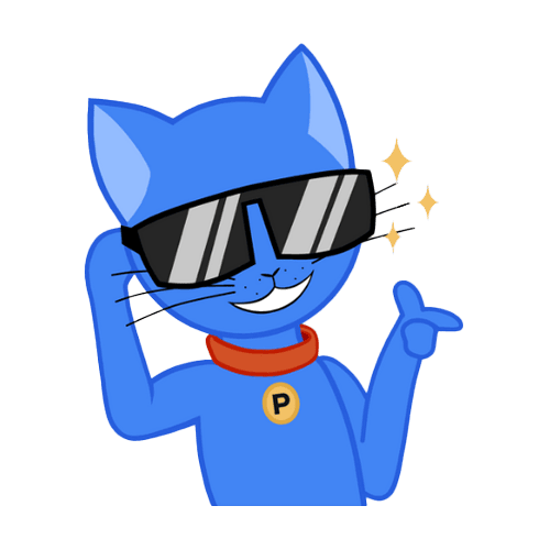 Маскот с лупой